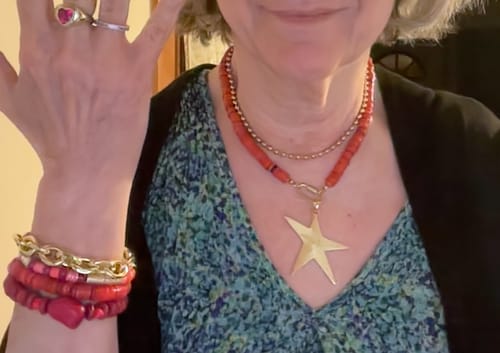 Customer photo review of Zoey Necklace