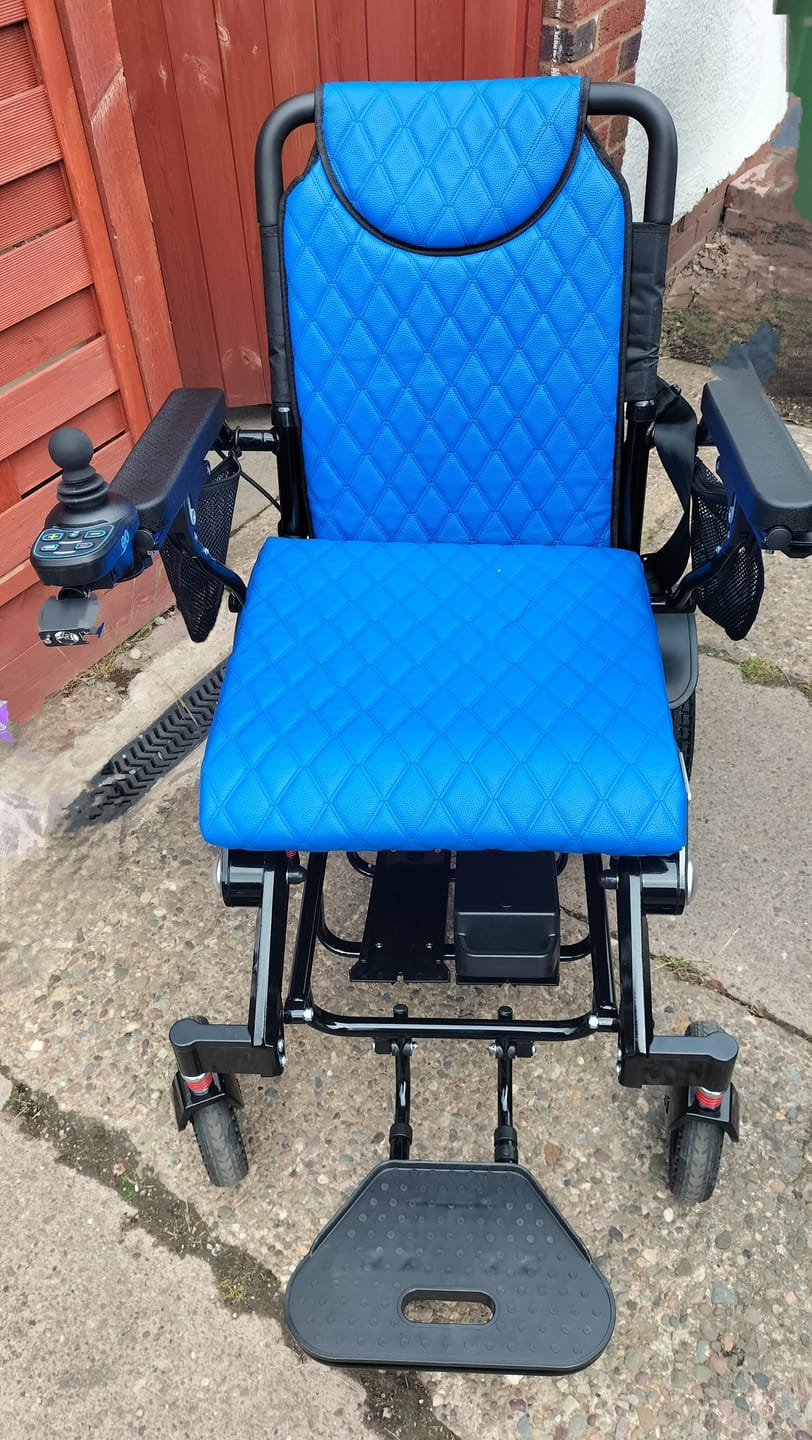 Customer photo review of Golfball Joystick Handle for Electric Wheelchairs (Universal)
