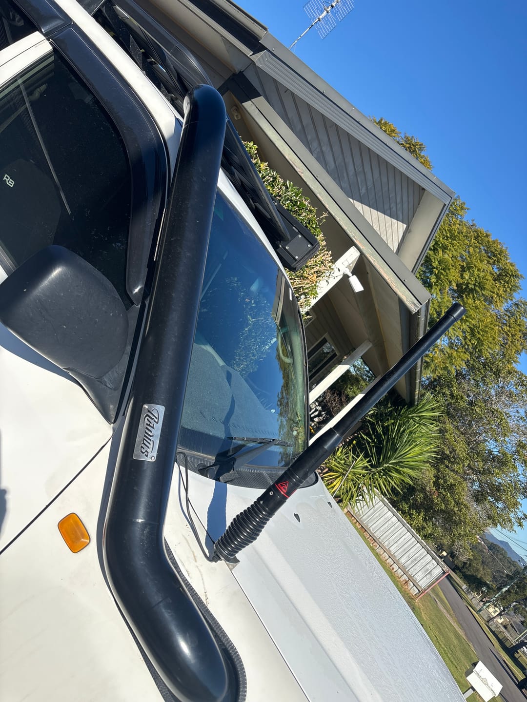 Customer photo review of Stainless Snorkel to suit Toyota 100/105 Series Landcruiser