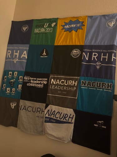 Customer photo review of Project Repat T-Shirt Quilt
