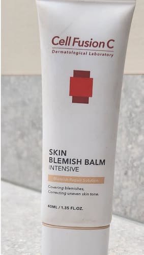 Customer photo review of [Cell Fusion C] Skin Blemish Balm Intensive (Tinted Moisturizer BB Cream)