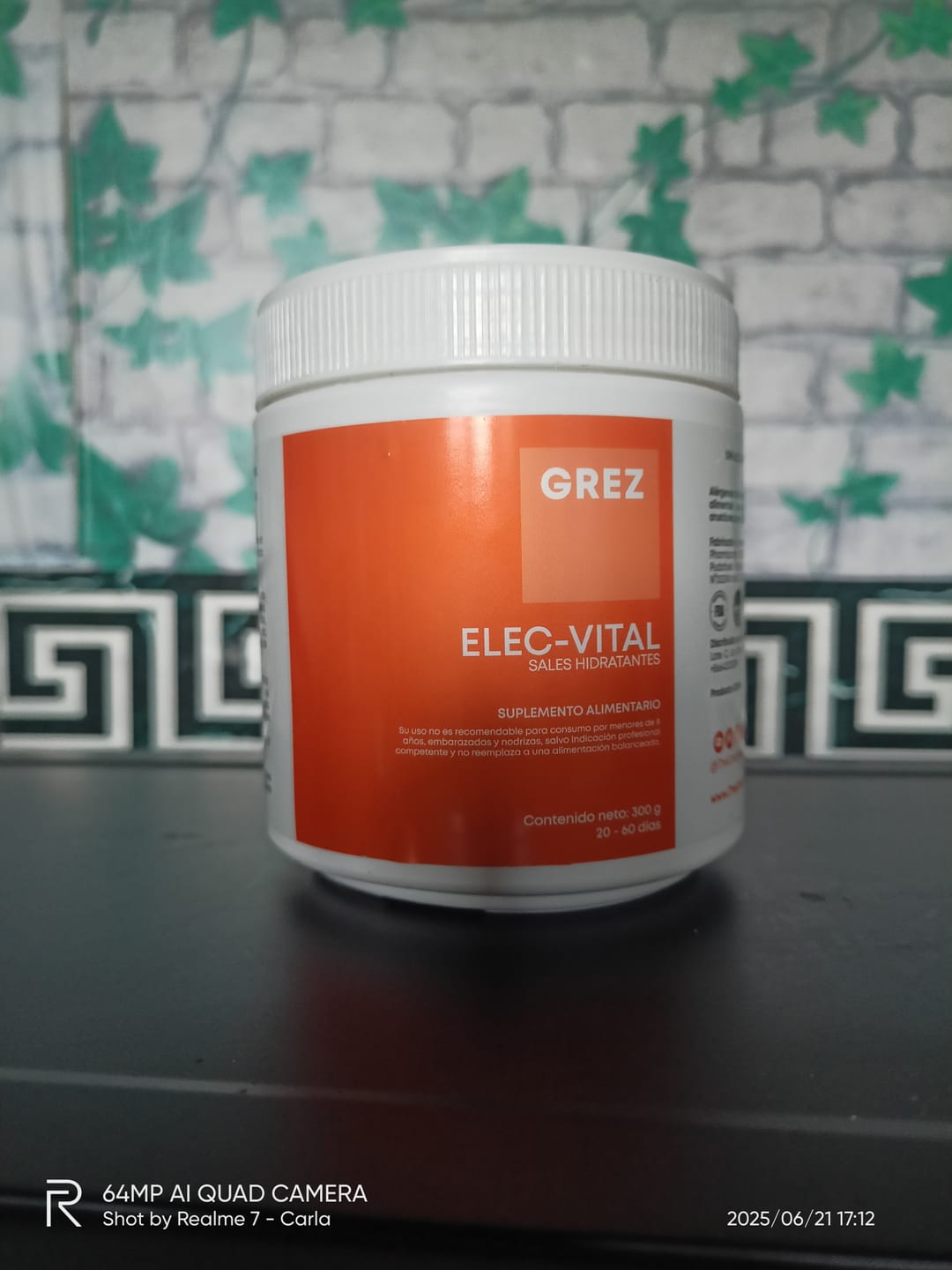 Customer photo review of ELEC-VITAL - Minerales electrolitos / Polvo 300g