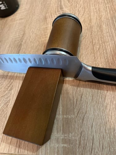 Customer photo review of NOVARA DIAMOND ROLLING KNIFE-SHARPENER SET