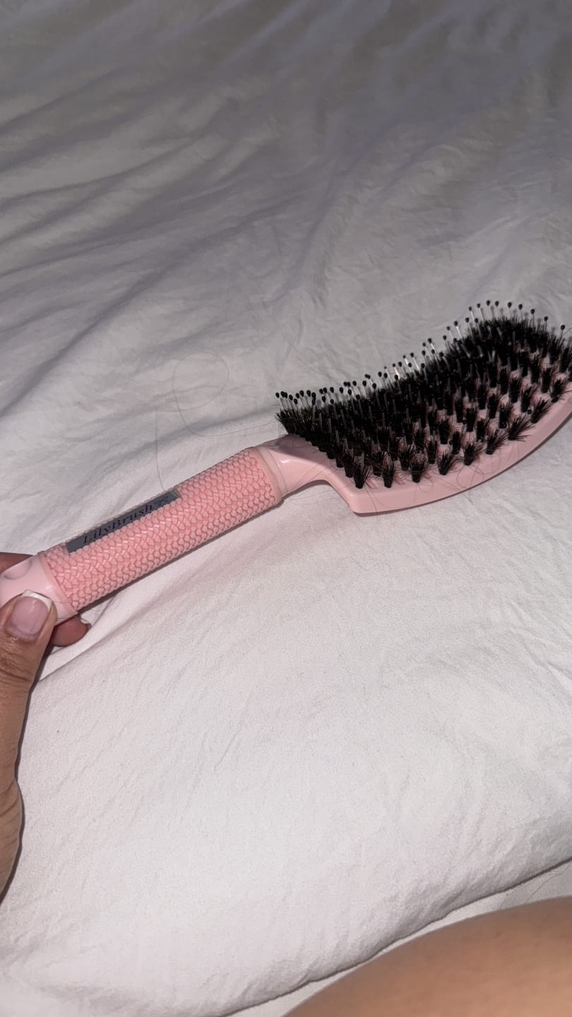 Customer photo review of Daily Detangling Magic Brush Set & New detangling Hair spray !
