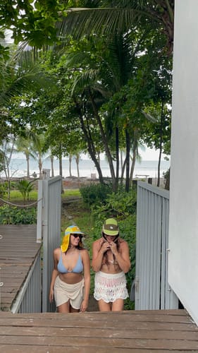 Customer photo review of The Dundee Legionnaire Surf Hat UPF 50+