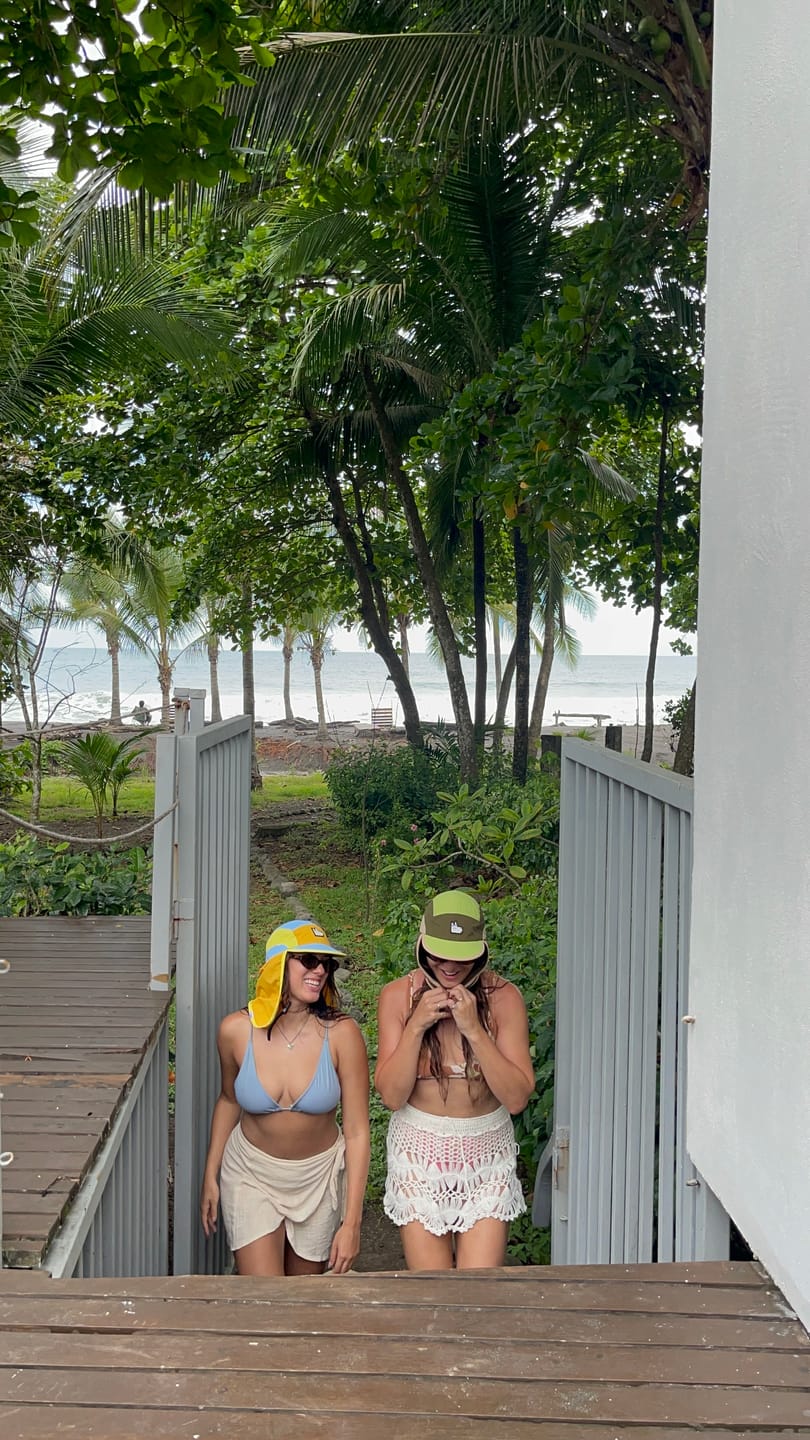 Customer photo review of The Dundee Legionnaire Surf Hat UPF 50+
