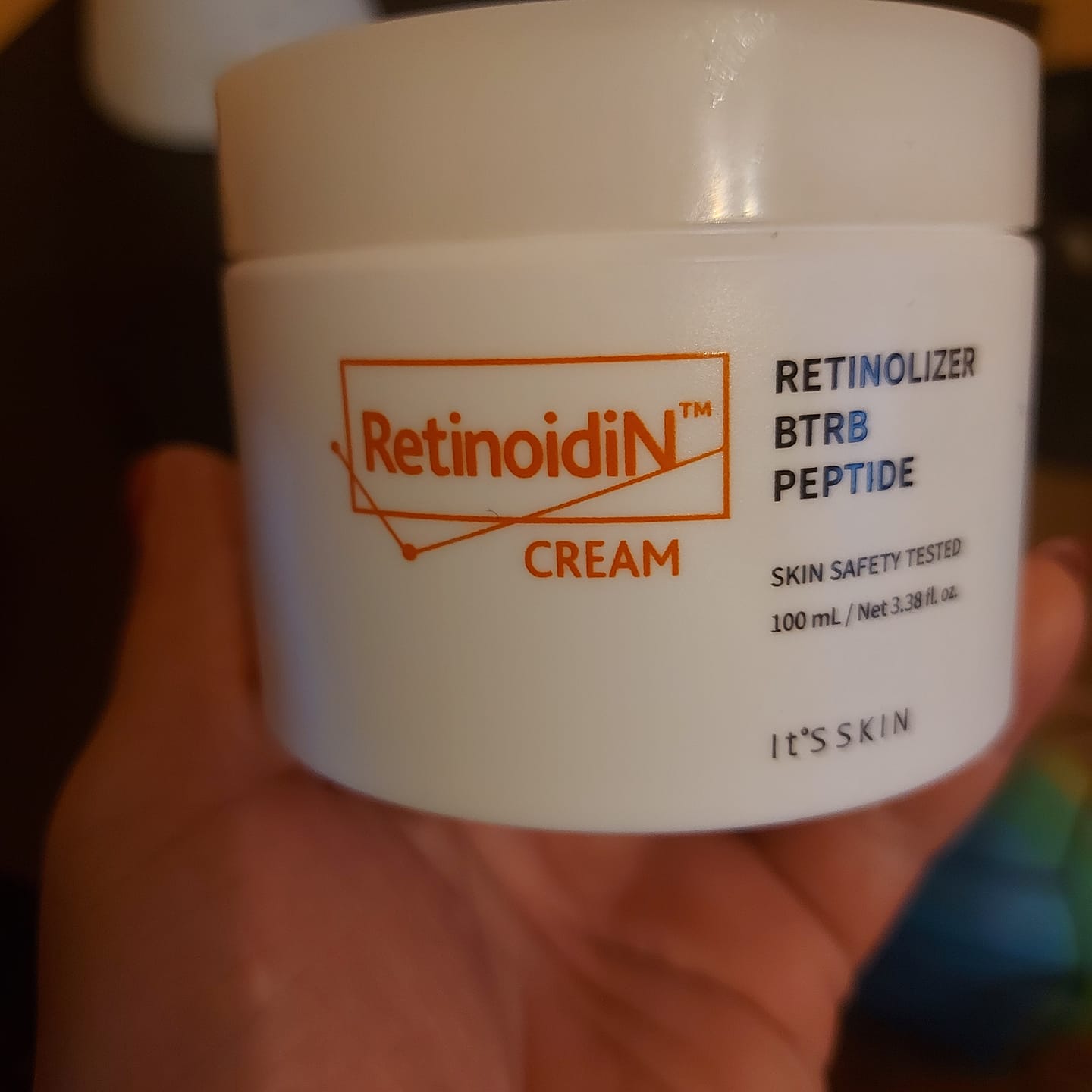 Customer photo review of Pretnovecošanās krēms ar retinolu un argirelīnu It's Skin Retinoidin Cream