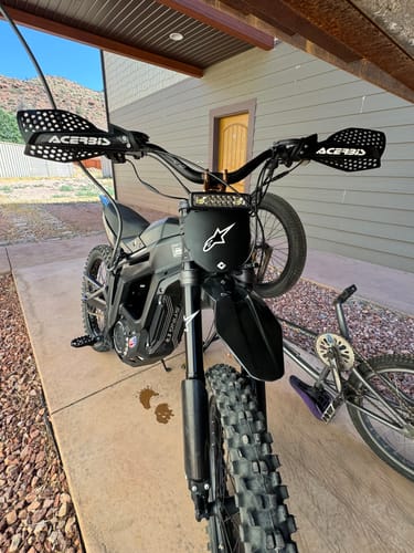 Customer photo review of GritShift Blazer LED Headlight for Talaria MX4