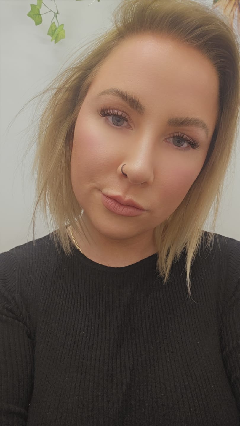 Customer photo review of Infinaluxe Pre-mapped Segment Lash Extensions – 3 x pairs