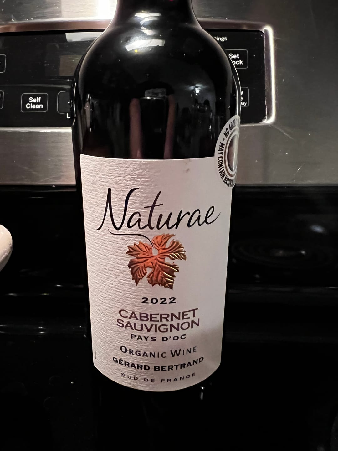 Customer photo review of Naturae Cabernet Sauvignon - No added Sulfites, Vegan and made with organic grapes