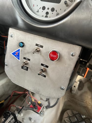 Customer photo review of Engine Start Push Button Chrome Bezel