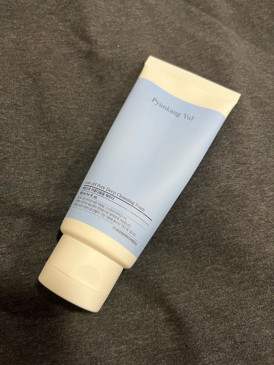 Customer photo review of Maigas putas sejas tīrīšanai Pyunkang Yul Low pH Pore Deep Cleansing Foam