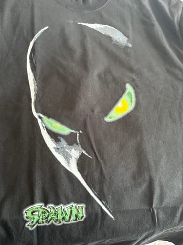 Customer photo review of "Spawn" Big Face T-Shirt