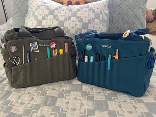 Customer photo review of Soolla® Studio Bag, Deep Forest Green