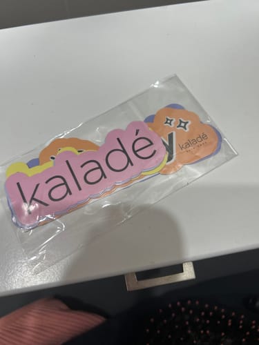 Customer photo review of Kaladé Sticker Set