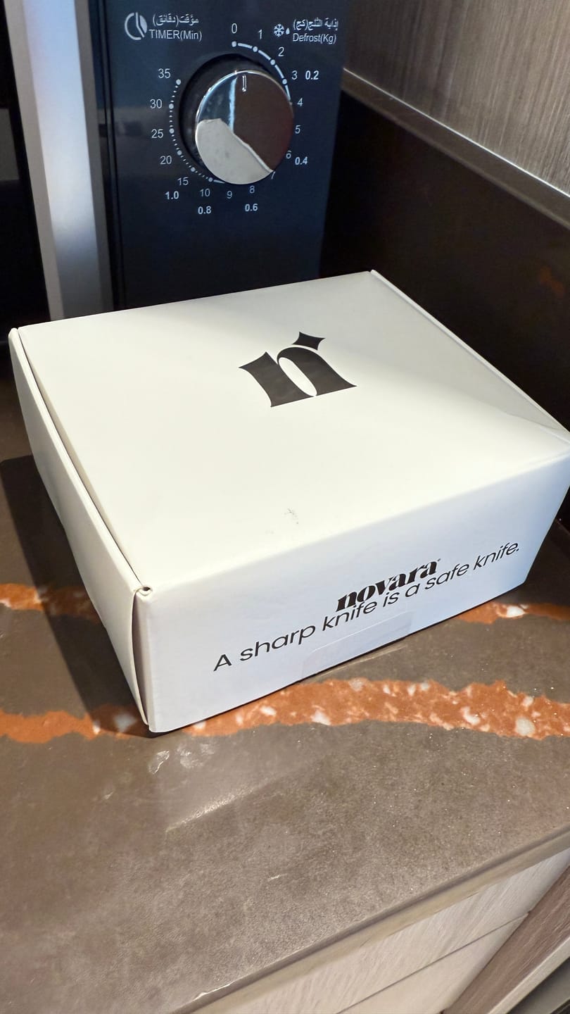 Customer photo review of NOVARA DIAMOND ROLLING KNIFE-SHARPENER SET