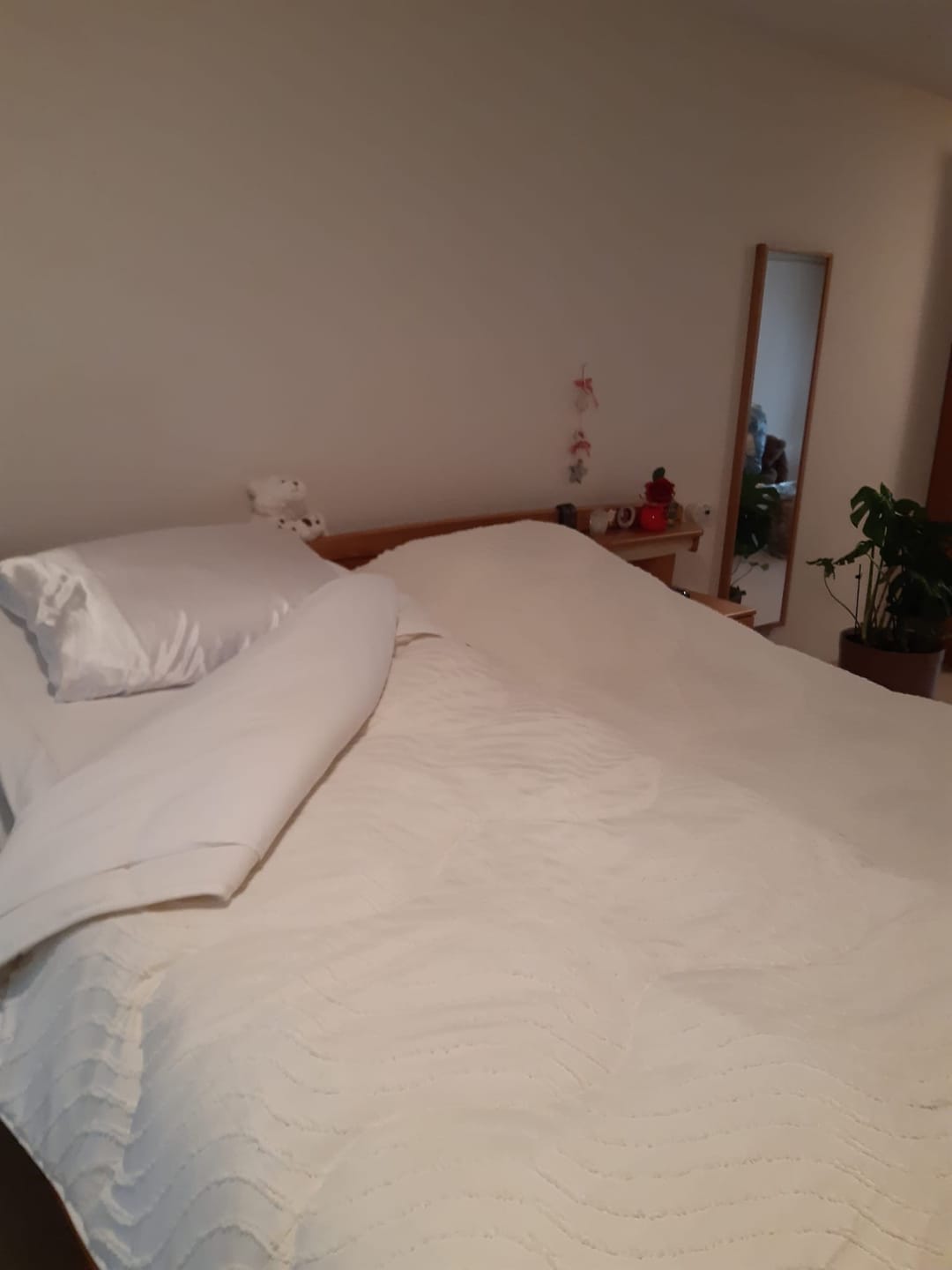 Customer photo review of Dekbed Zonder Overtrek Japandi Waves White