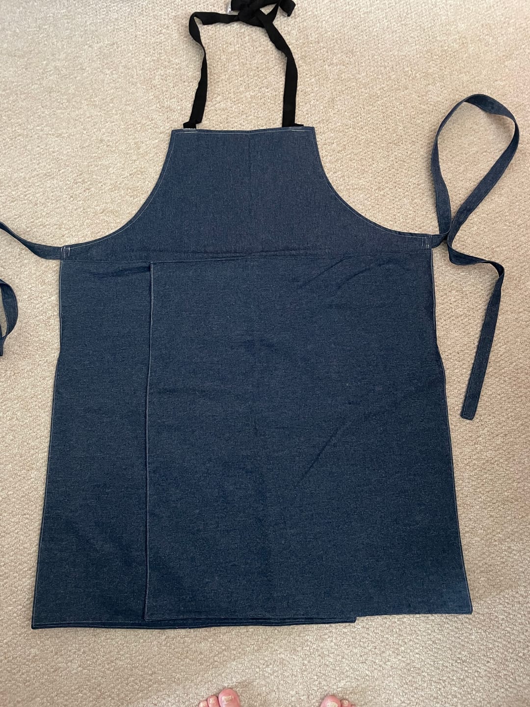 Customer photo review of 8oz Washed Denim Fabric