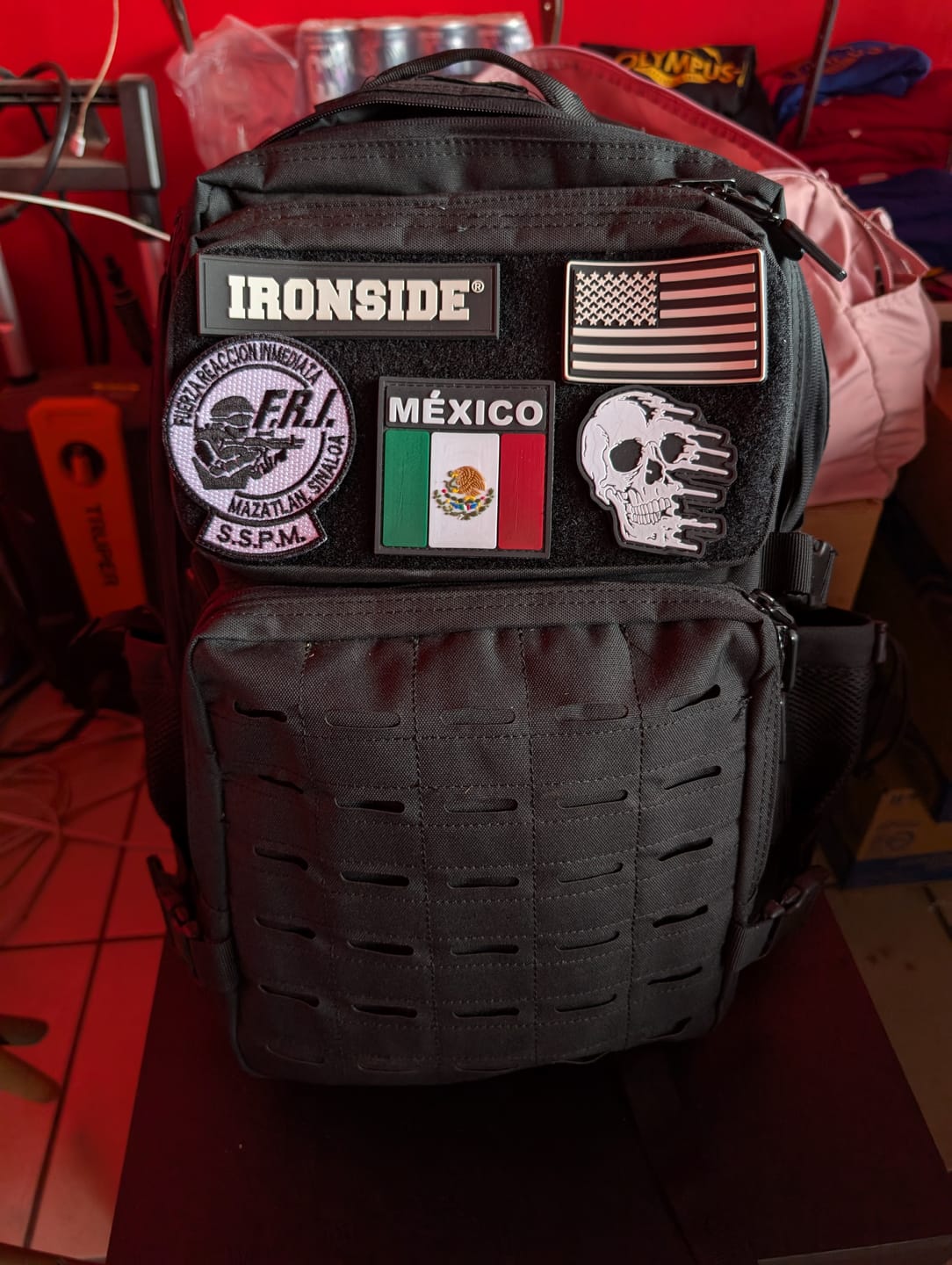 Customer photo review of Mochila IRONSIDE