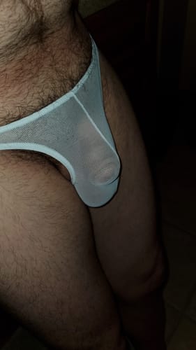 Customer photo review of 3 Pack Men's Threaded Fabric Briefs with U Convex Pouch