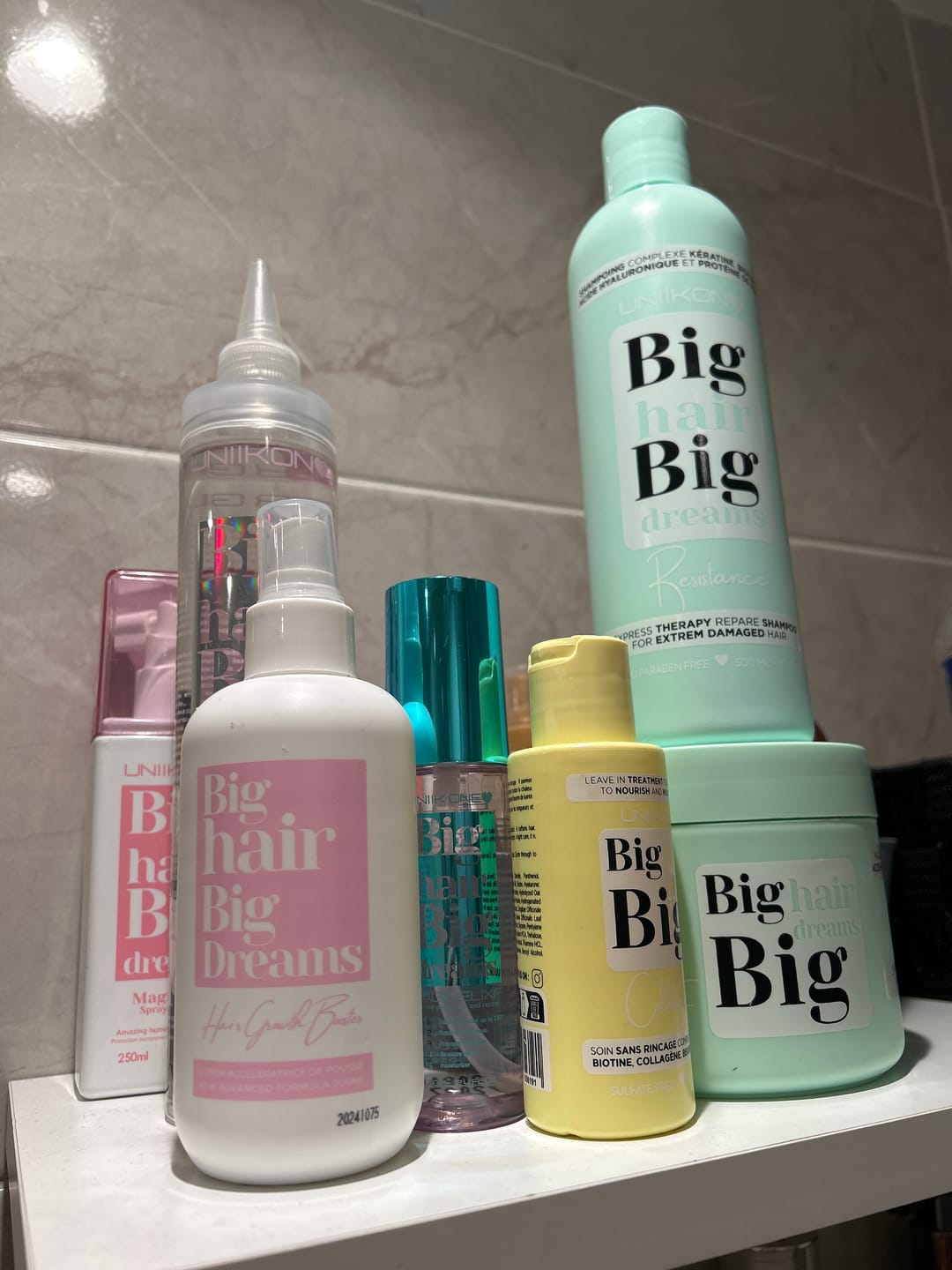Customer photo review of Gamme Amla Tanino - Kit complet - Shampooing, masque et sérum