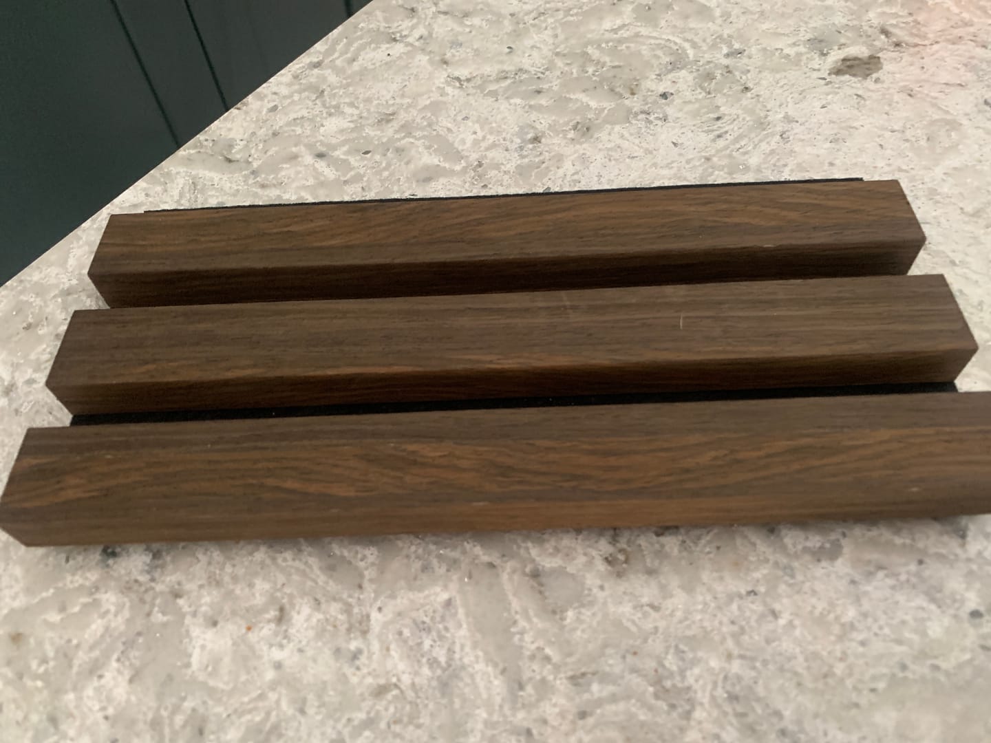 Customer photo review of Sample - Wooden Wall Panel | Smoked Oak