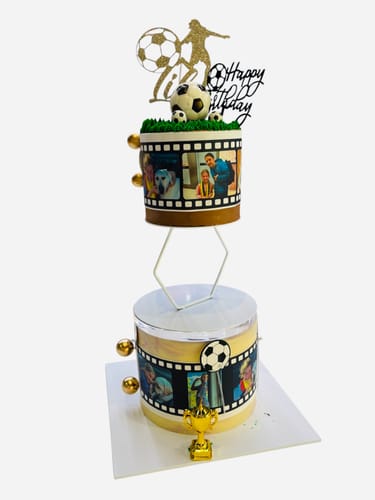 Customer photo review of Film Reel - Custom Edible Icing Image