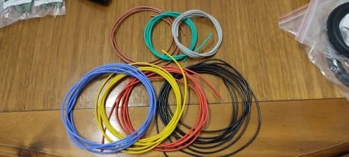Customer photo review of 1/10M 14/16/18/20/22/24/26/28/30AWG UL3239 3KV Silicone Wire Insulated Tinned Copper  Electrical Cable 3000V
