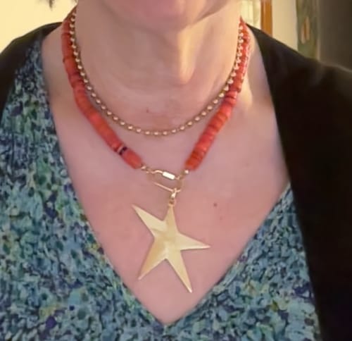 Customer photo review of Larisa Necklace