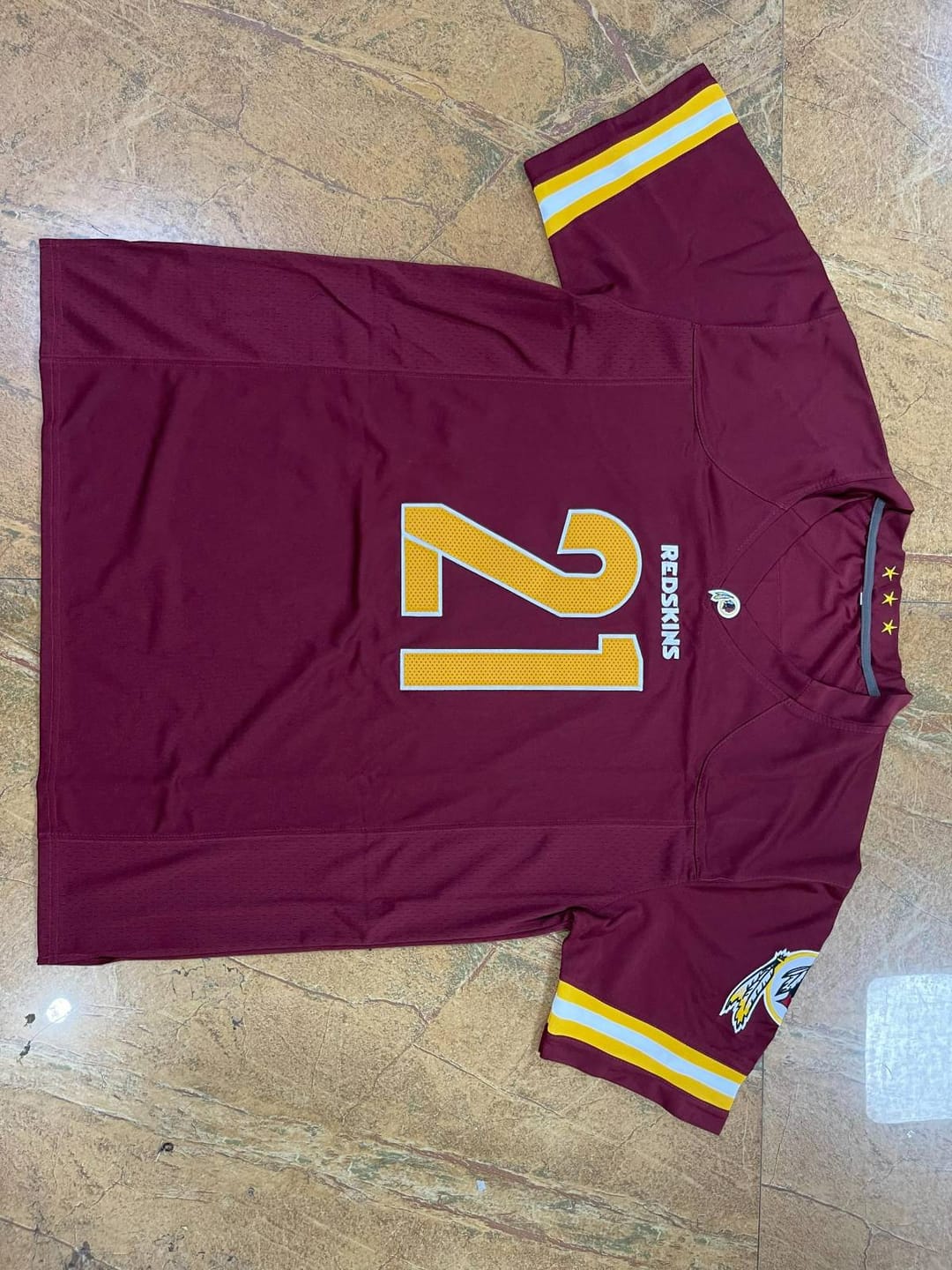 Customer photo review of Redskins Football Jersey