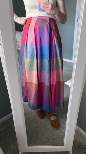 Customer photo review of FRIDA PANTS | MIST CHEX