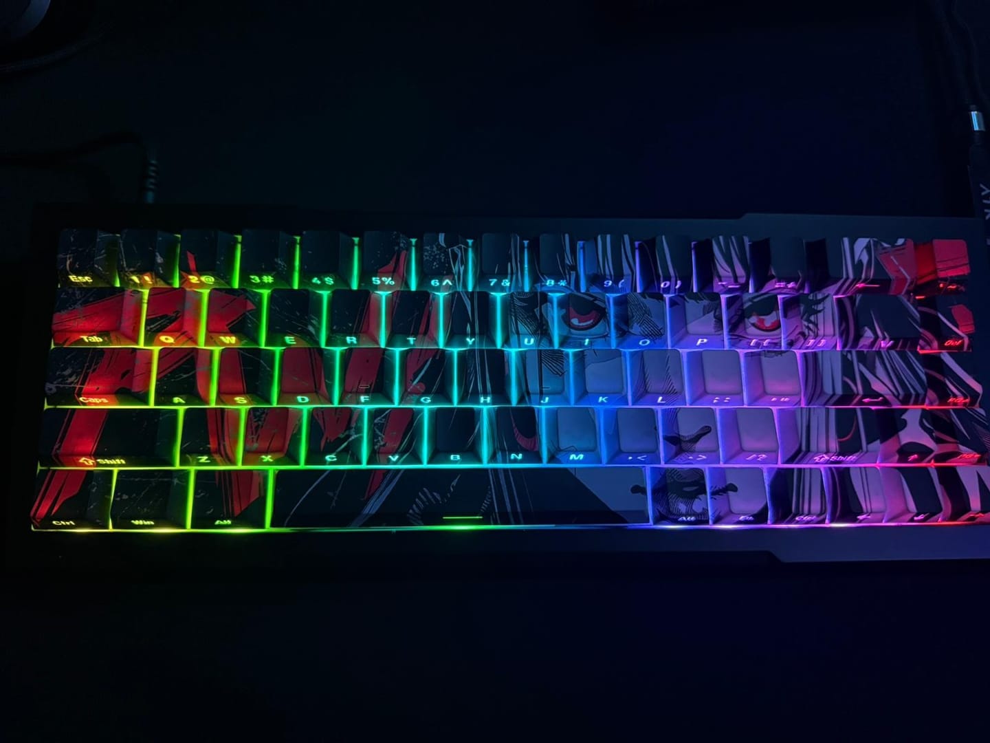 Customer photo review of Pwnage Zenblade 65 V2 Alüminyum Klavye (Manyetik Switch / HE)