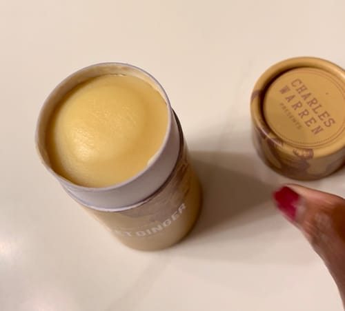 Customer photo review of Sweet Ginger Vapor Rub