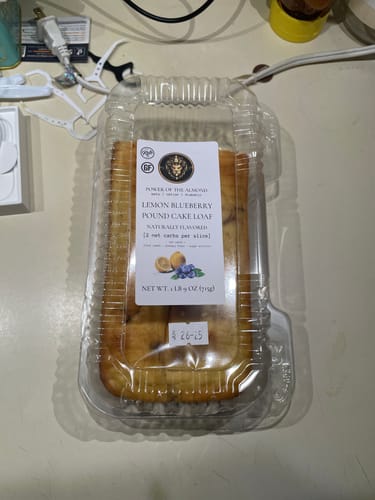 Customer photo review of No Sugar Added Low Carb Keto Pound Cake Loaf