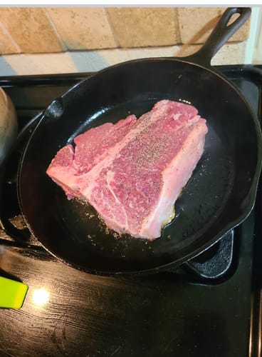 Customer photo review of Buy a Steak Lover's Bundle and get 2 FREE Prime Top Sirloin Steaks!