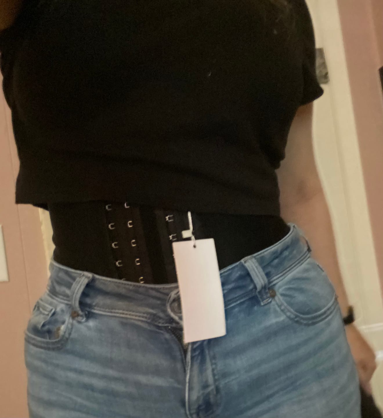 Customer photo review of KWhite Waist Short Torso Trainer