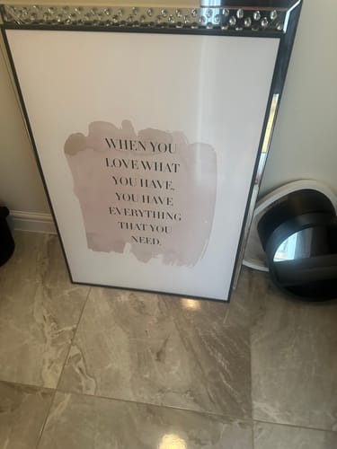 Customer photo review of ALUMINIUM MATTE BLACK A1 FRAME