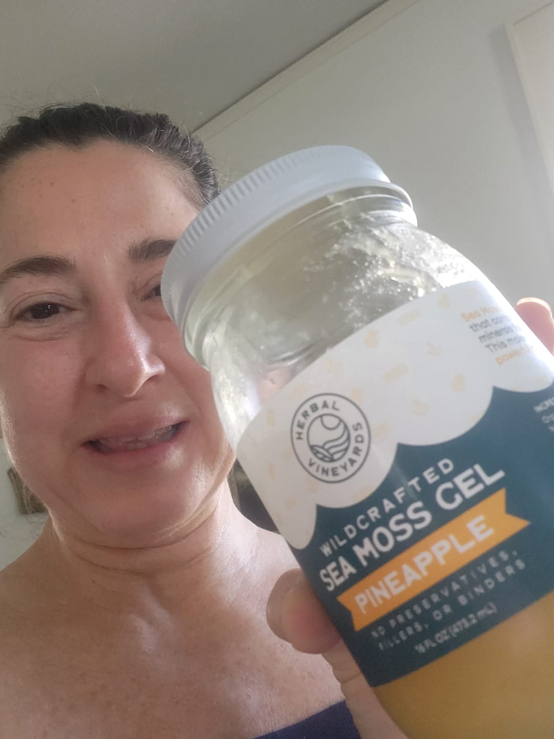 Customer photo review of EXCLUSIVE PINEAPPLE SEA MOSS GEL
