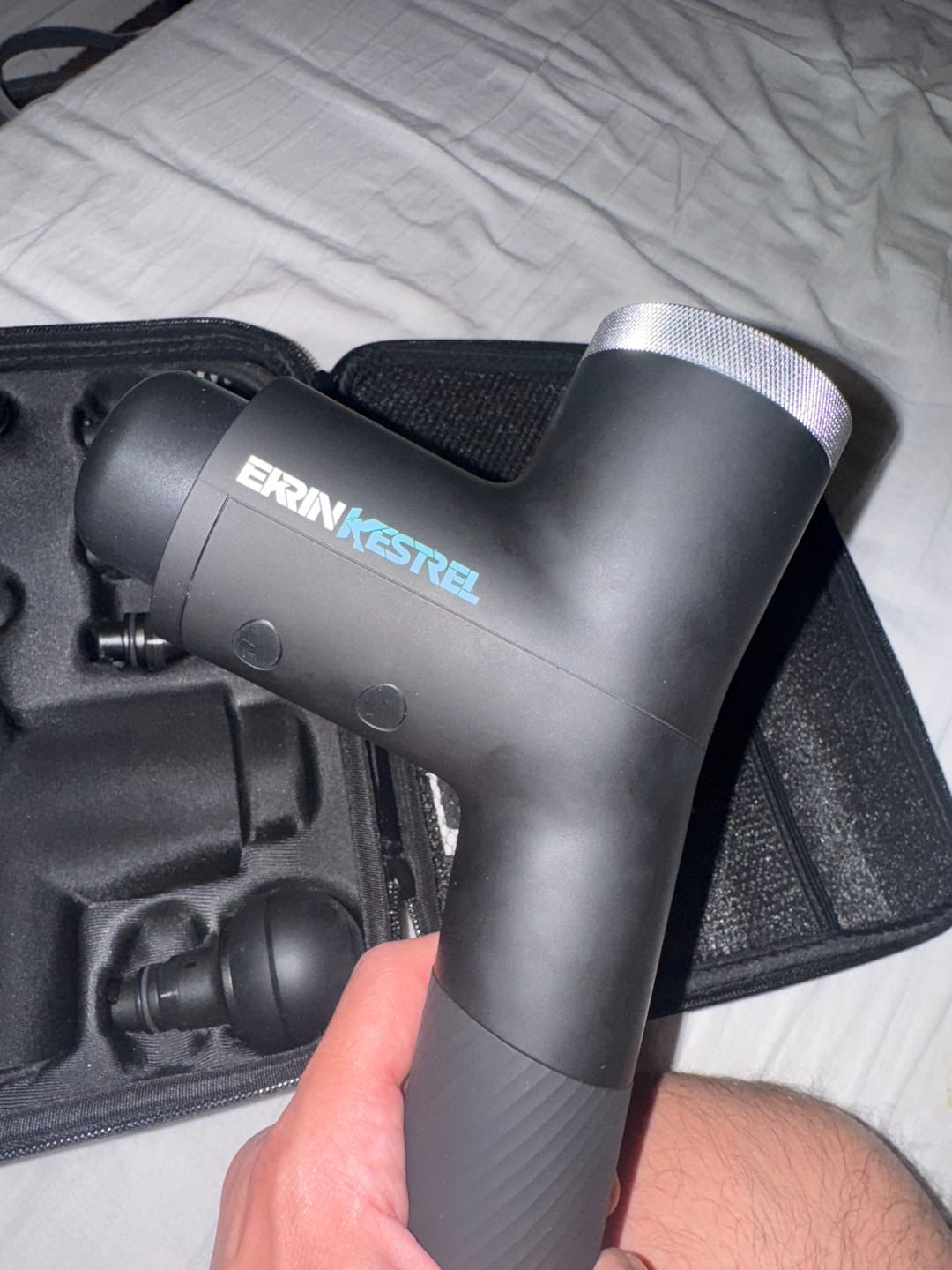 Customer photo review of Kestrel Percussion Massager