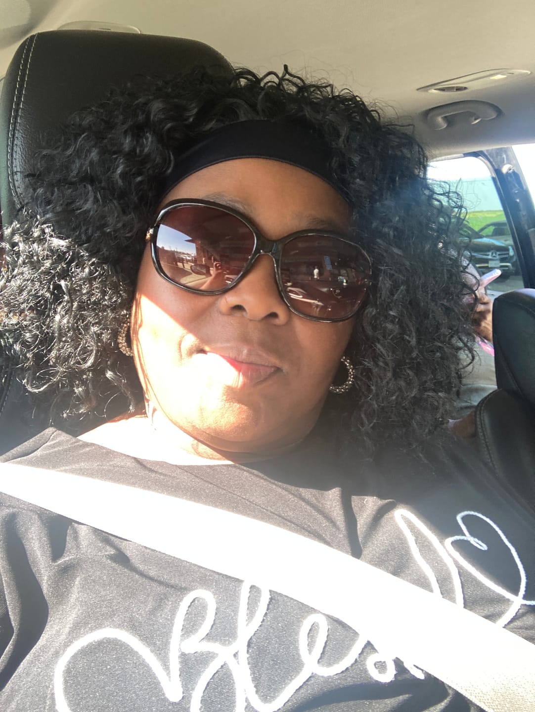 Customer photo review of Chade New Born Free Headband Wig - BW14