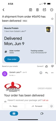 Eddie A. review of Muscle Protein image 1 out of 1