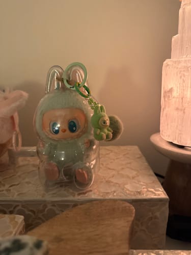 Customer photo review of Labubu Hearty Keychain