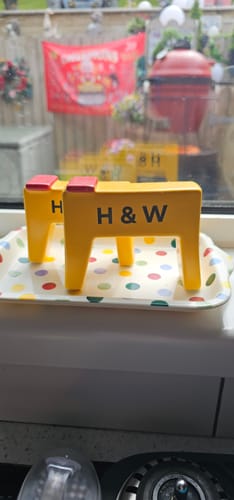 Customer photo review of H&W Cranes Salt & Pepper Shakers