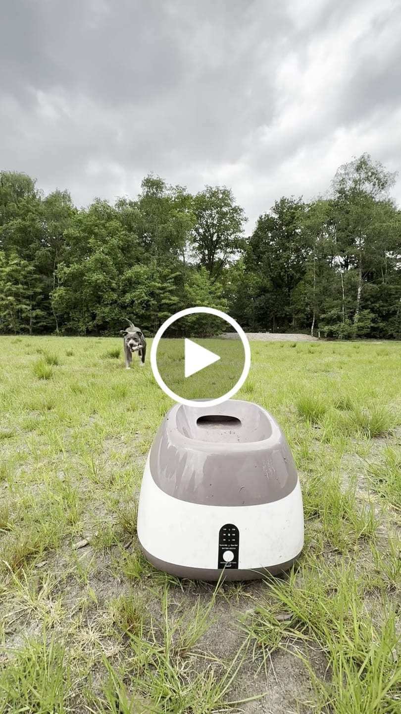 Customer video review of Automatische Ballenwerper XL