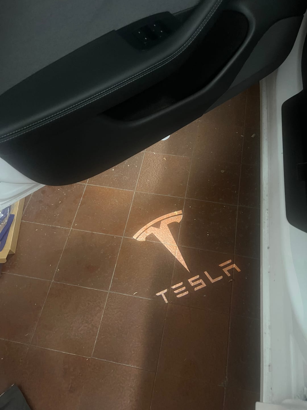 Customer photo review of Projection Light for Tesla Model 3 & Y