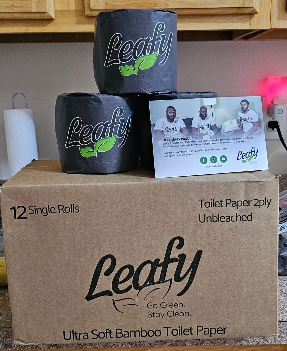 Customer photo review of Essential Toilet Paper 12 Single Roll Box