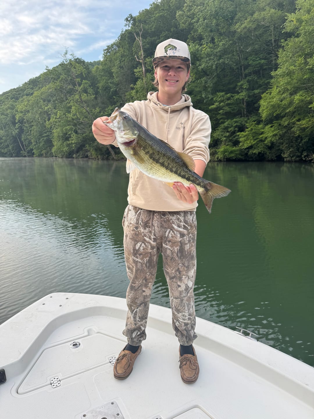 Customer photo review of Largemouth Bass — Old School Camo
