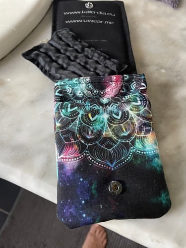 Customer photo review of The practical insulin pump pouch with cooling system - Dia-Pouch PRINTS