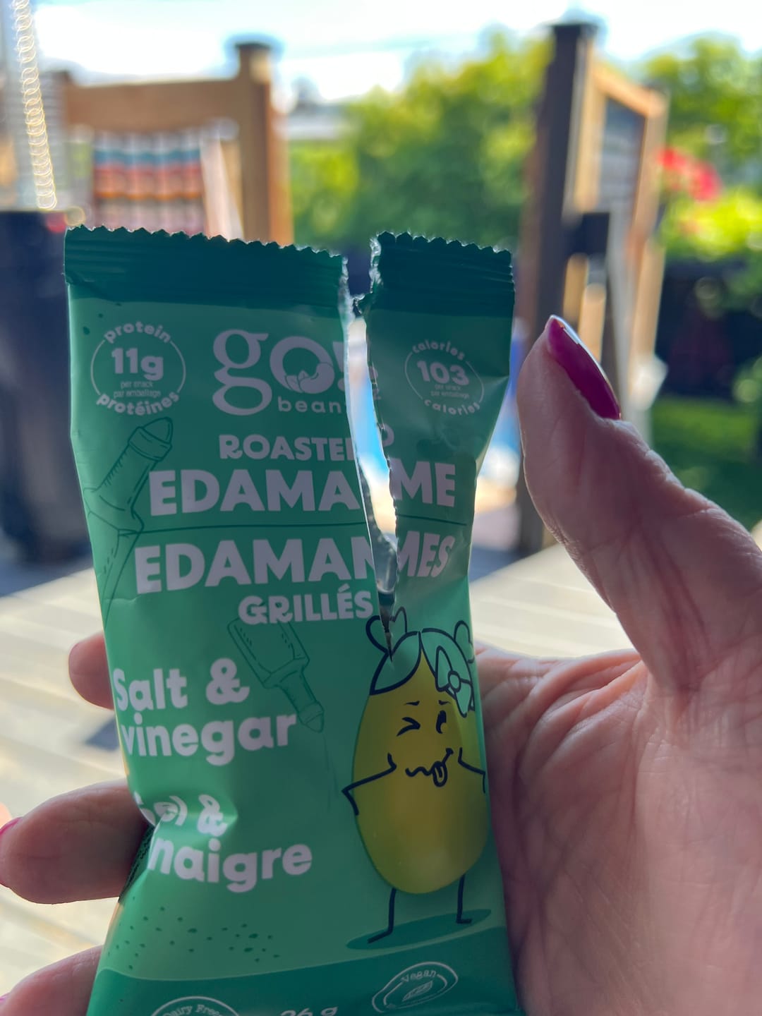 Customer photo review of Go Nutrition- Edamames Grillés 26g