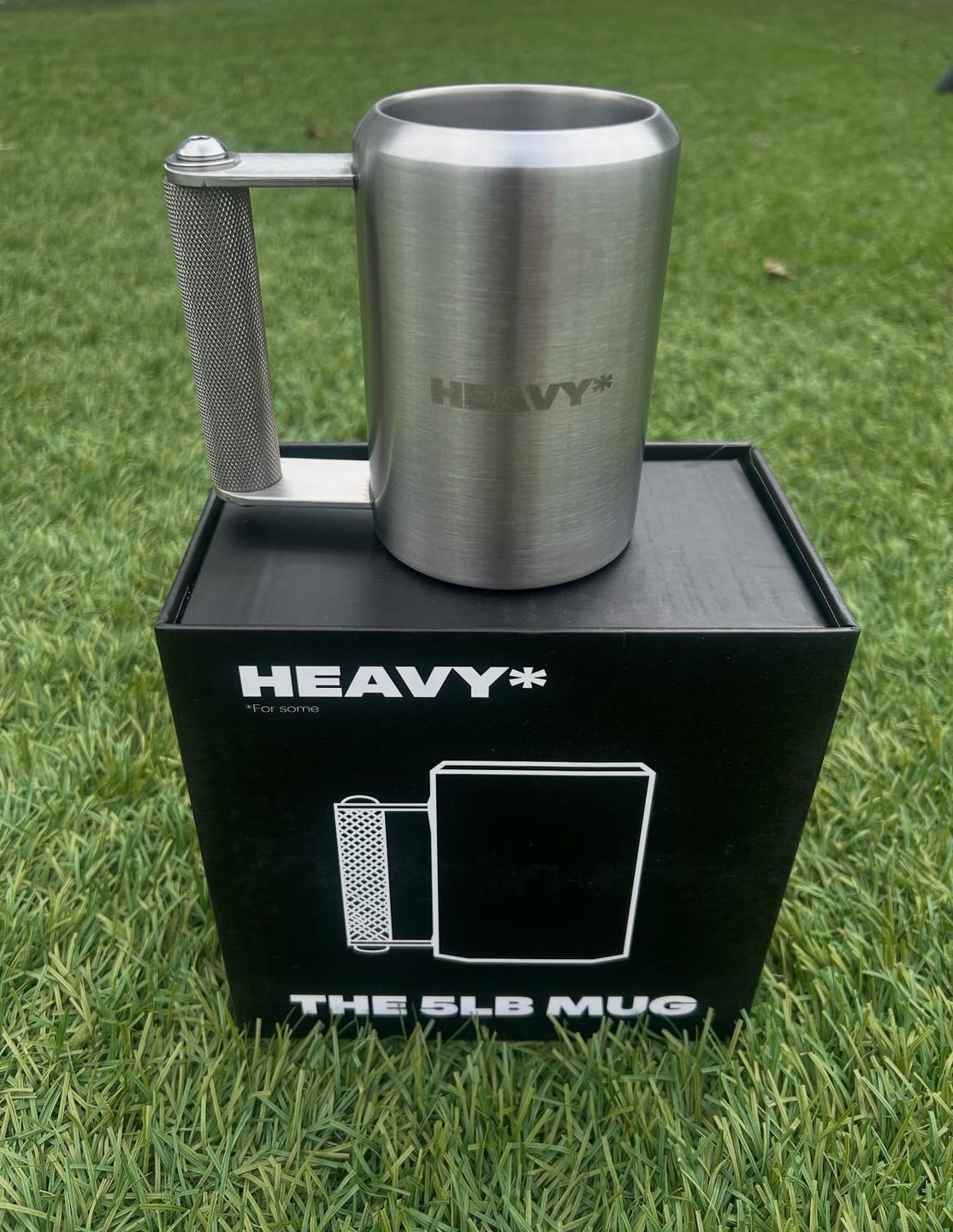 Customer photo review of 5lb Heavy* Mug | Stainless Steel Mug
